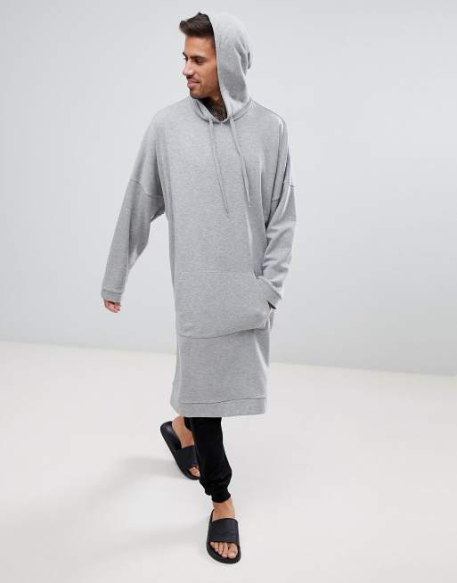 ASOS Extreme Oversized Super Longline Hoodie With Wide Sleeve