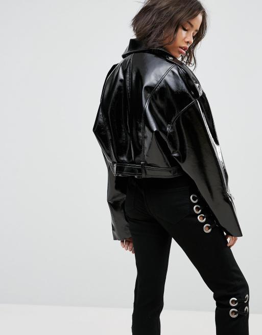 Asos vegan shop leather jacket