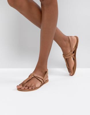 asos tan sandals