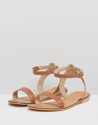 asos tan sandals
