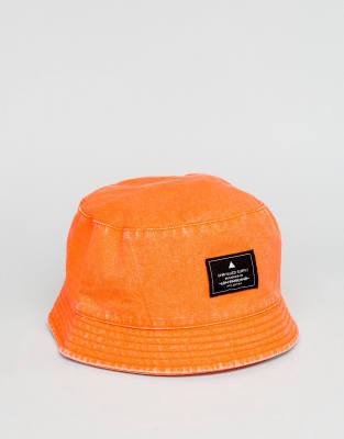 neon orange hat