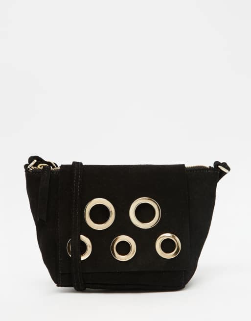 Asos Festival Suede Eyelet Cross Body Bag Asos 