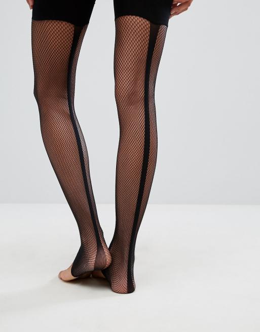 ASOS DESIGN footless fishnet tights