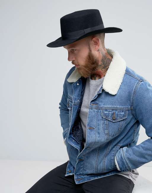 Asos flat store top hat