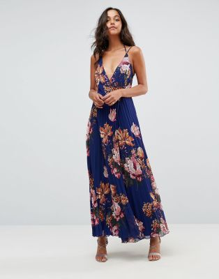 floral maxi dress asos