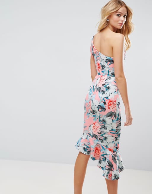 Asos floral best sale scuba dress