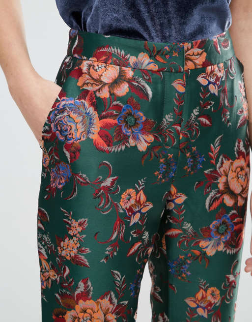 Jacquard cigarette deals trousers