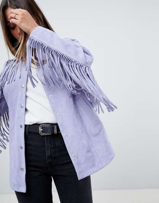 Asos 2025 fringe jacket