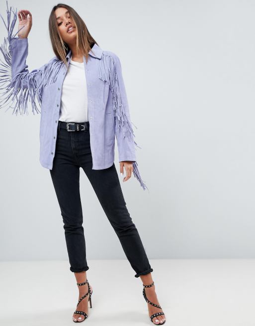 Fringe Suede Jacket