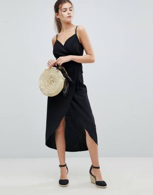 asos linen dress