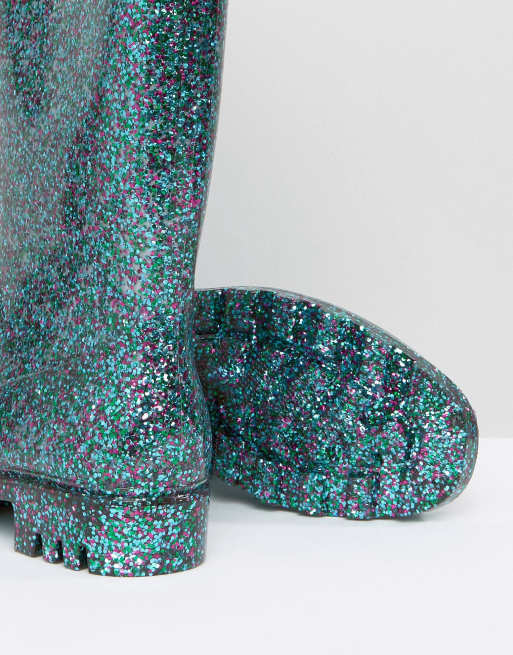 Glitter gumboots cheap