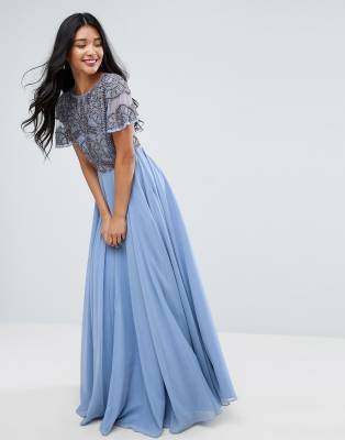 embellished maxi dress asos