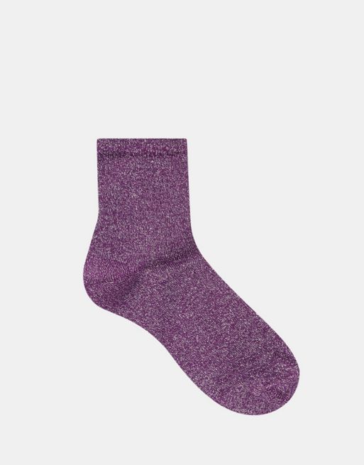 ASOS Glitter Ankle Socks