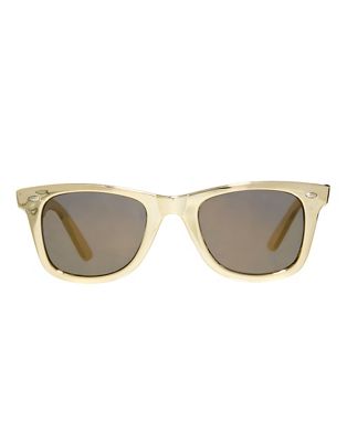 ASOS Gold Wayfarer Sunglasses | ASOS
