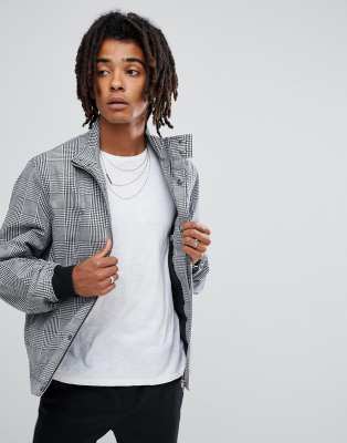 black and white check co ord