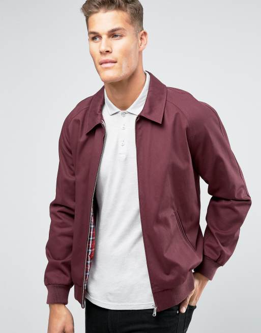 Chaqueta Harrington Burgundy - Chaquetas 