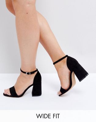 wide fit heeled shoes