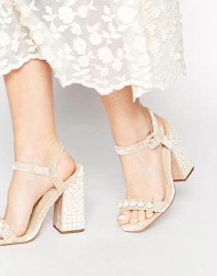 asos pearl sandals