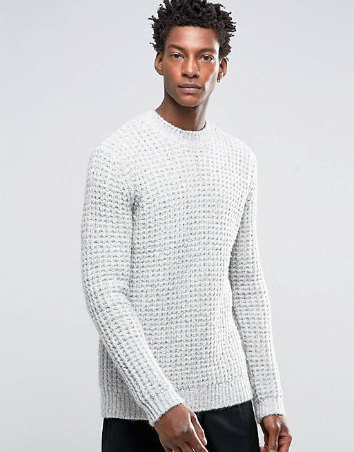 ASOS Heavyweight Jumper with Chunky Neck Trim