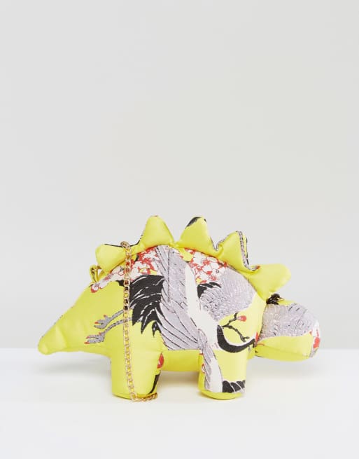 ASOS - HERO - 'Dexter de dino' chinoiserie-tas met verwijderbare ketting