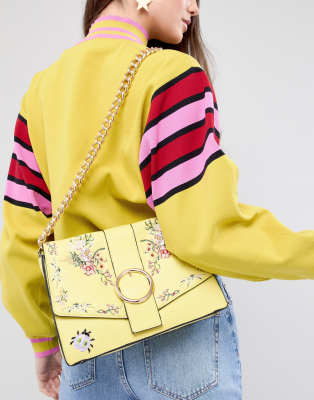 asos yellow bag