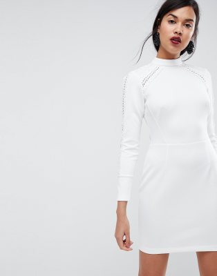 asos white mini dress