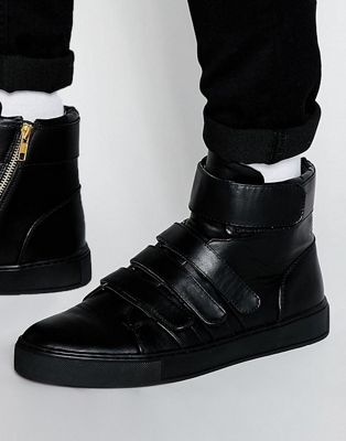 high top velcro trainers