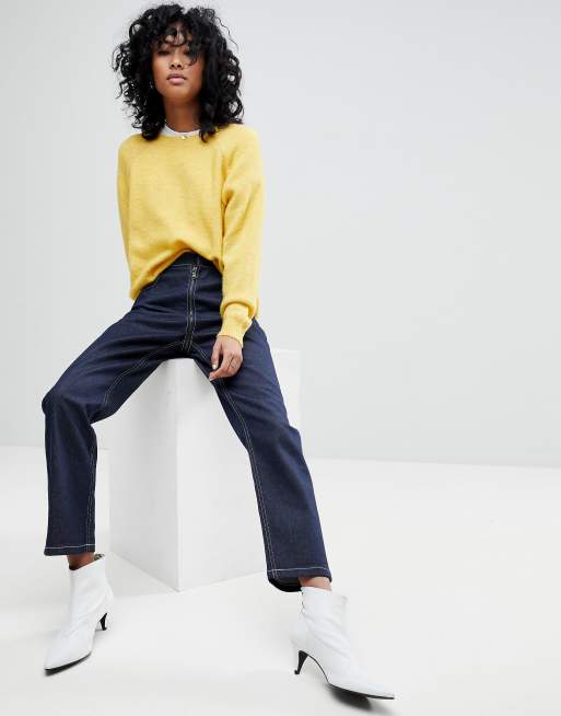 Asos jeans taille discount haute