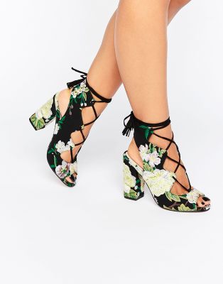 holiday heeled sandals