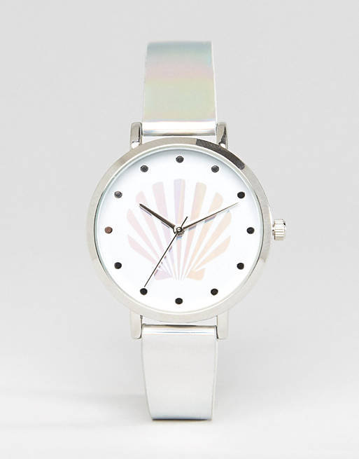 ASOS Holographic Shell Watch