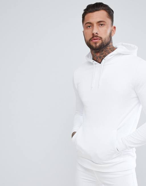 White hoodie outlet asos