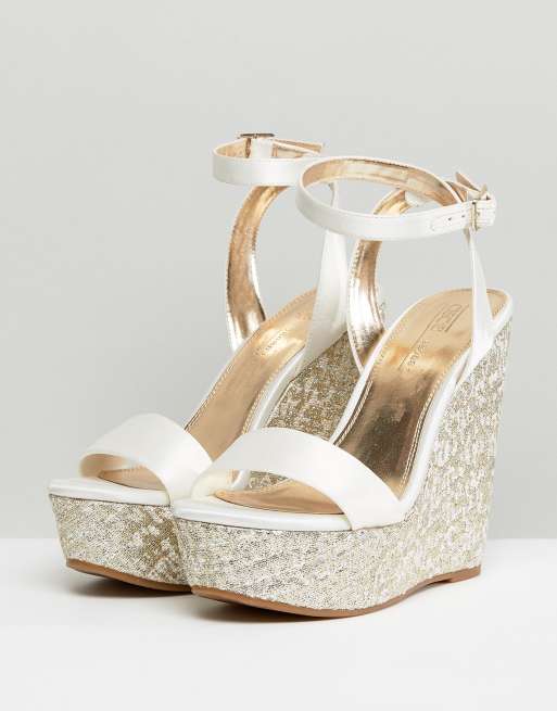Asos Hoola Chaussures Compensees Pour Mariee Asos