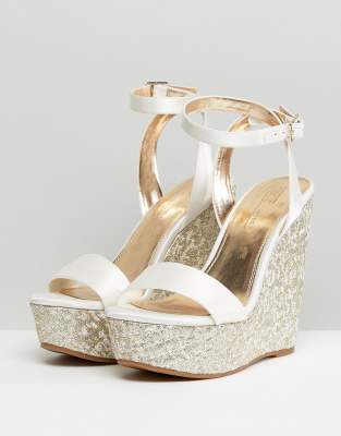 scarpe zeppa sposa