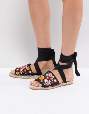 asos floral sandals