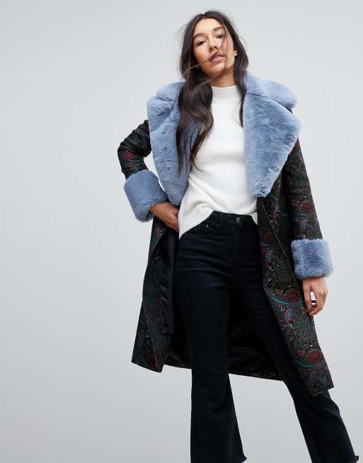 Asos hotsell tapestry coat