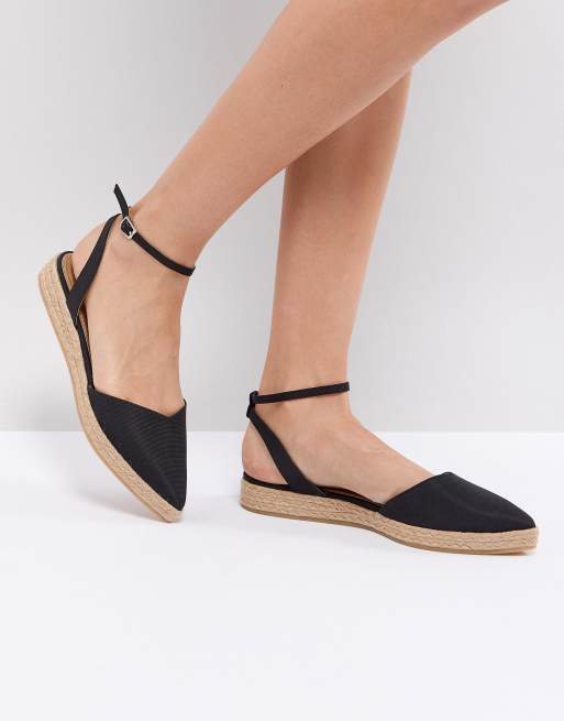 Pointed toe sale espadrilles