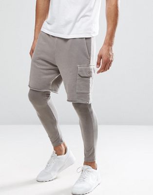 ASOS Jersey Cargo Shorts With Megging 