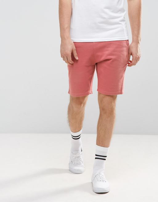 ASOS Jersey Skinny Shorts In Pink | ASOS