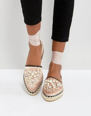 satin espadrilles