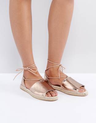 ASOS JUMP IN Tie Leg Espadrilles