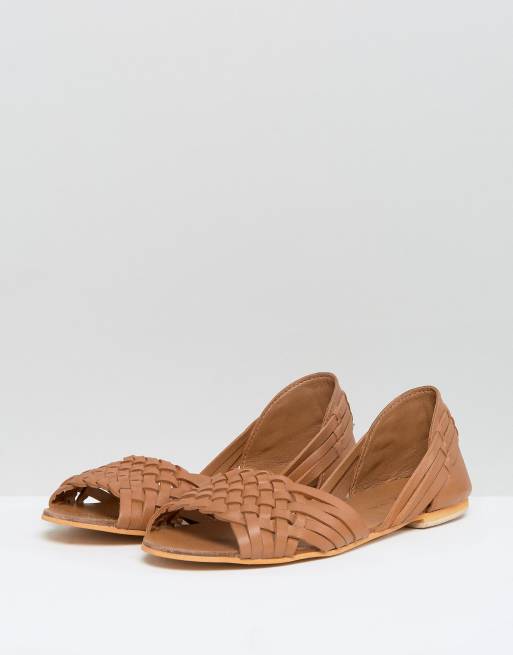 ASOS JUNA Leather Summer Shoes ASOS