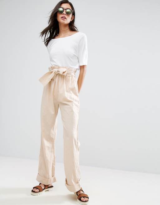 ASOS - Karatebroek met wijde pijpen