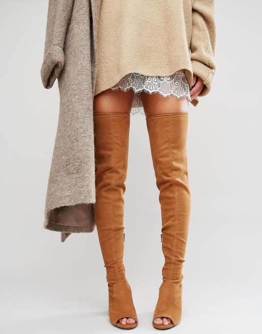 Asos peep toe outlet boots