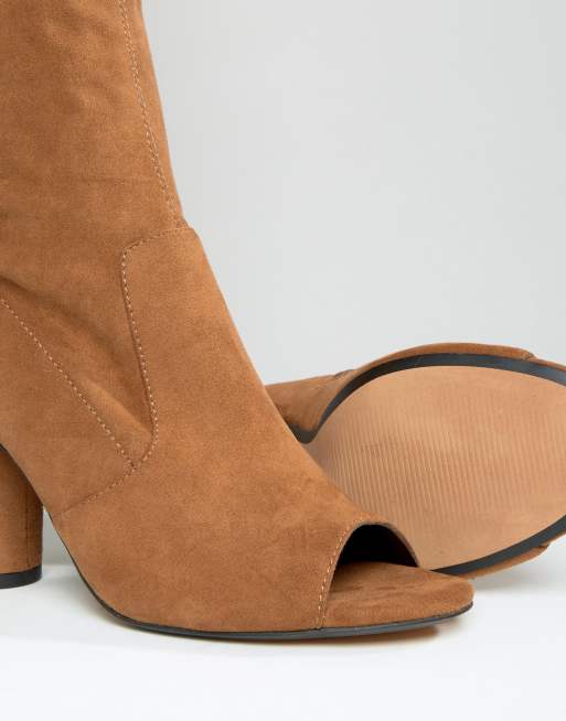 Asos open hot sale toe boots