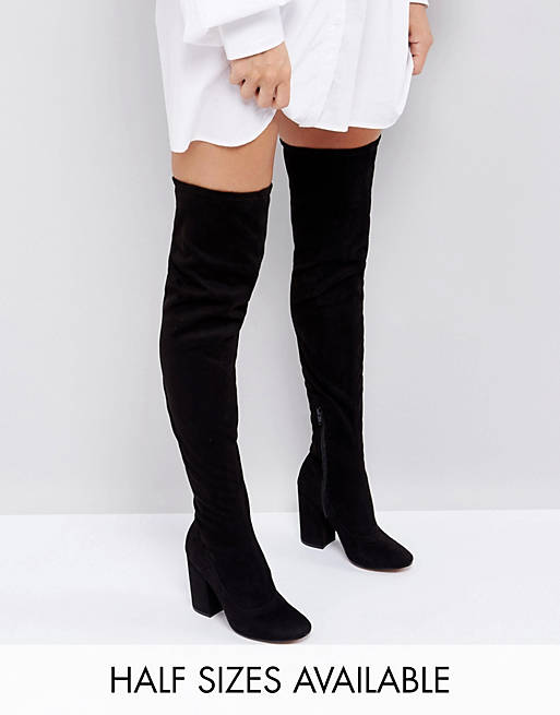 ASOS KATCHER Heeled Over The Knee Boots