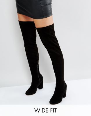 asos wide fit over the knee boots