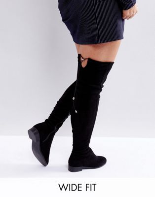 extra wide leg knee high boots
