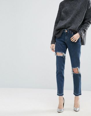 Women's boyfriend jeans | Carrot jeans and distressed jeans | ASOS