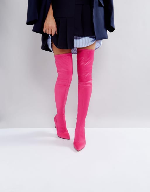 Asos cheap thigh boots