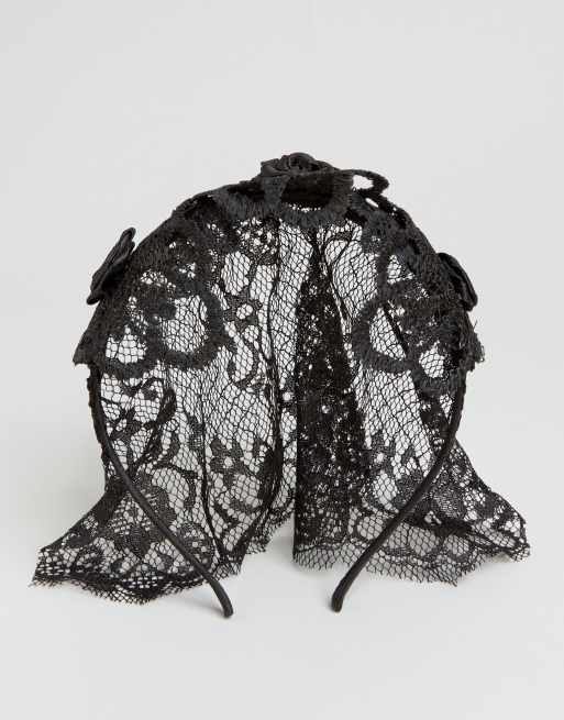 ASOS Lace Crown and Veil Headband, 2 of 4